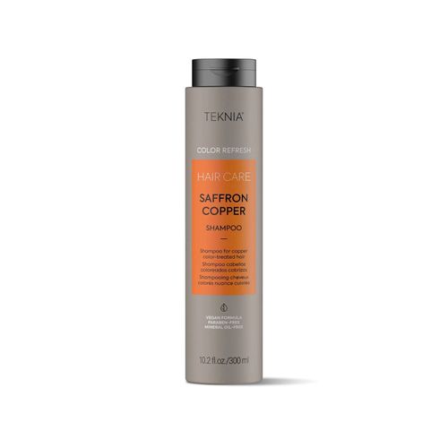 Lakme Teknia Saffron Copper Shampoing Pour Cheveux Colorés Nuance Cuivrée 300ml 