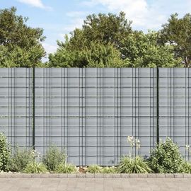 Prolenta Premium - Brises-Vues De Jardin 10 Pcs Gris 252,5x19 Cm Pvc