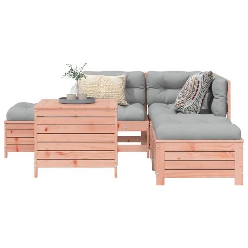Prolenta Premium - Salon De Jardin 6 Pcs Bois Massif Sapin De Douglas
