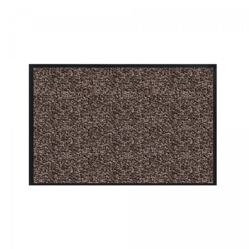 Paillasson Absorbant A Marron 40x60 Fait En Europe En Polypropylène Doux Et Soyeux