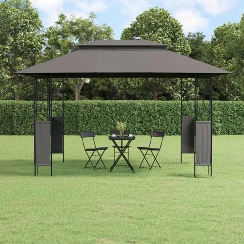 Prolenta Premium - Belvédère Avec Toit Anthracite 400x300x270 Cm Acier