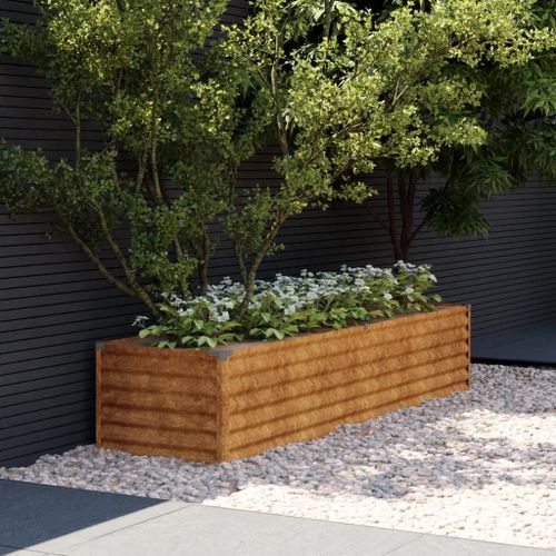 Prolenta Premium - Lit Surélevé De Jardin 194x50x36 Cm Acier Corten
