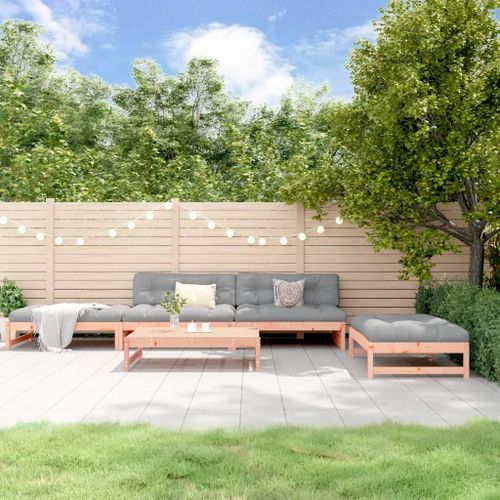Prolenta Premium - Salon De Jardin 5 Pcs Avec Coussins Bois Massif Douglas