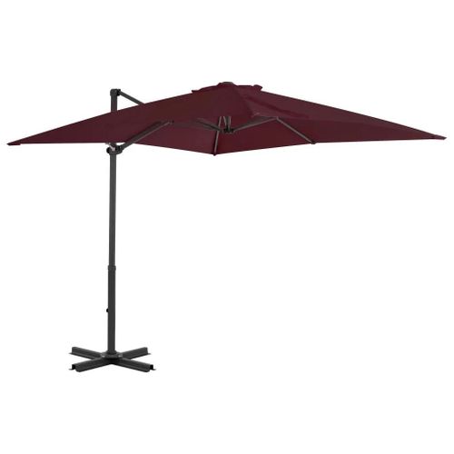 Prolenta Premium - Parasol De Jardin En Porte-À-Faux Avec Mât En Aluminium