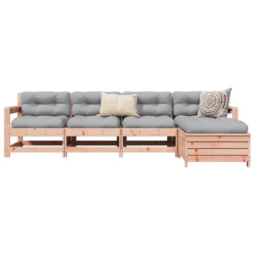 Prolenta Premium - Salon De Jardin 5 Pcs Bois Massif Sapin De Douglas