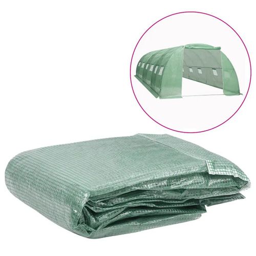 Prolenta Premium - Couverture De Remplacement De Serre (24 M²) 400x600x200 Cm Vert
