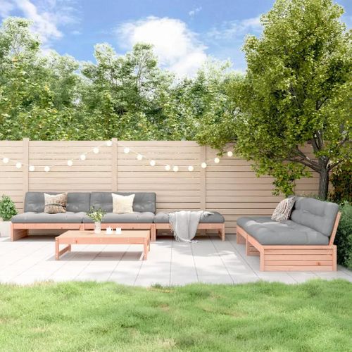 Prolenta Premium - Salon De Jardin 6 Pcs Avec Coussins Bois Massif Douglas