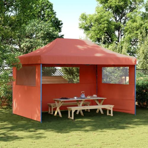Prolenta Premium - Tente De Réception Pliable Escamotable Avec 3 Parois Latérales