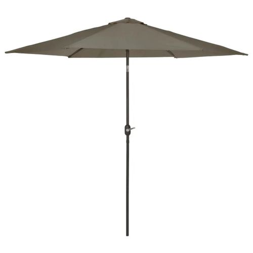 Prolenta Premium - Parasol De Jardin Tenerife 300 Cm Rond Gris