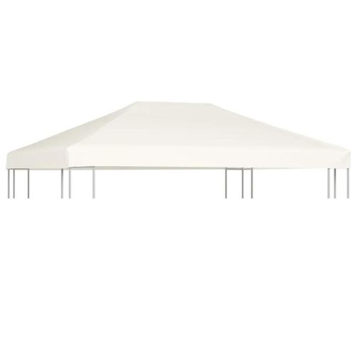 Prolenta Premium - Toile Supérieure De Belvédère 310 G / M² 4x3 M Blanc Crème