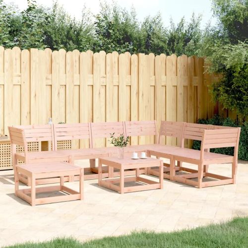 Prolenta Premium - Salon De Jardin 7 Pcs Bois Massif Douglas