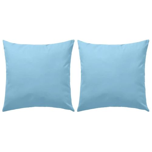 Prolenta Premium - Oreiller D'extérieur Lot De 2 45 X 45 Cm Bleu Clair