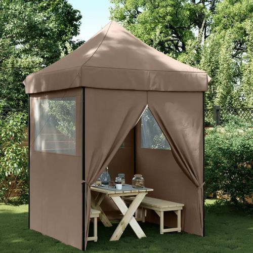 Prolenta Premium - Tente De Réception Pliable Escamotable Avec 4 Parois Latérales