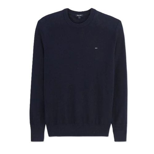 Eden Park - Pull En Lin Col Rond - Marine