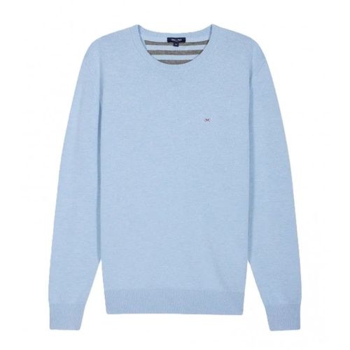 Eden Park - Pull Col Rond - Bleu Ciel