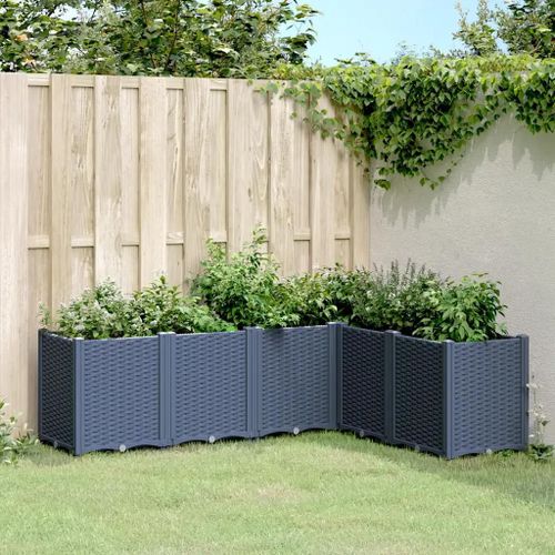 Prolenta Premium - Jardinière Bleu Gris 160x120x53 Cm Pp