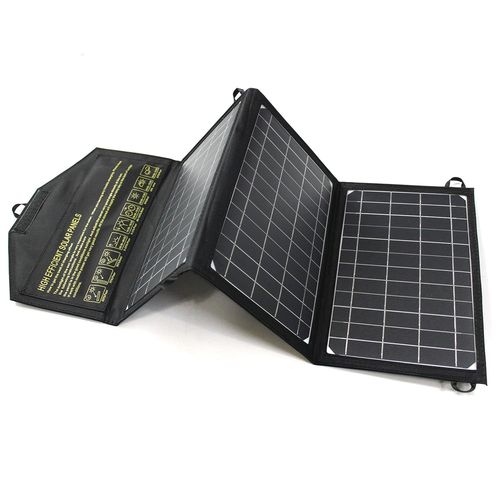 21w Chargeur Solaire Pliable - 3 Panneaux - Étanche - Avec Deux Ports Usb - Pour Camping, Iphone, Ipad, Samsung Galaxy, Lg, Téléphones Portables Et Appareils[Usbc1126]