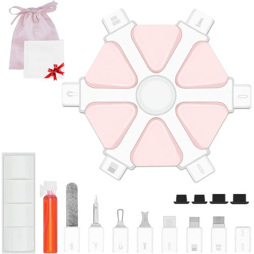Kit De Nettoyage Pour Port De Charge Airpod Iphone, Outil De Nettoyage Airpods Iphone Pour Chargeur De Port Lightning, Kit De Nettoyage De Réparation Pour Téléphones, Haut-Parleur[Usbc65]
