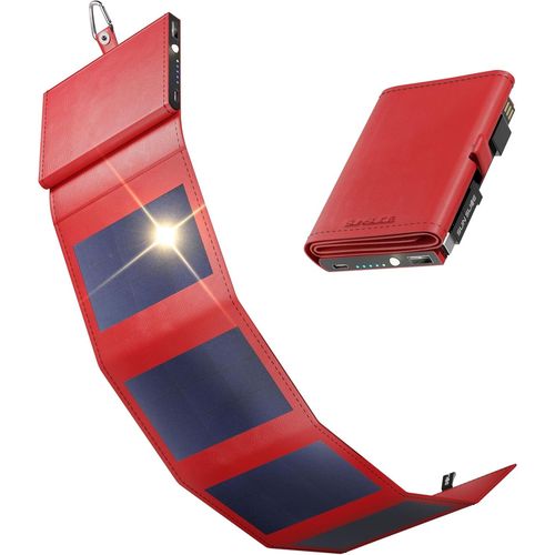 Mini Batterie Externe Solaire Portable 4000 Mah - 4w Photon, Plus Petit Chargeur Solaire, Panneau Solaire Portable Pour Smartphone, Pour Randonnée, Compatible Avec Toutes Les Marqu[Usbc807]