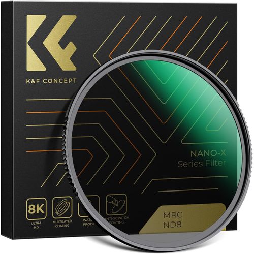 Filtre Nd8 72Mm 3 Stops Filtre Densité Neutre Nano-X Haute-Définition Résistant À L'Eau Anti-Rayures Antiréfléchissante Pour Objectif Appareil Photo Reflex Numérique[Gopro4570]