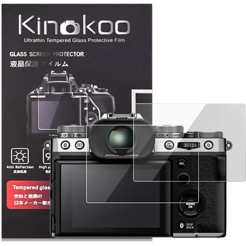 Xt5 Protection D'Écran Pour Fuji Xt5/X-T5 Appareil Photo - 0,25 Mm 9H Dureté Verre Trempé Ultra Mince Films - Sans Bulles/Anti-Rayures (Lot De 2)[Gopro2014]