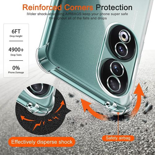 Coque Silicone Transparente Angles Renforces Pour Honor 90 5g Little Boutik©
