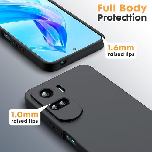Coque Silicone Noir + 2 Verres Trempes Pour Honor 90 Lite Little Boutik©