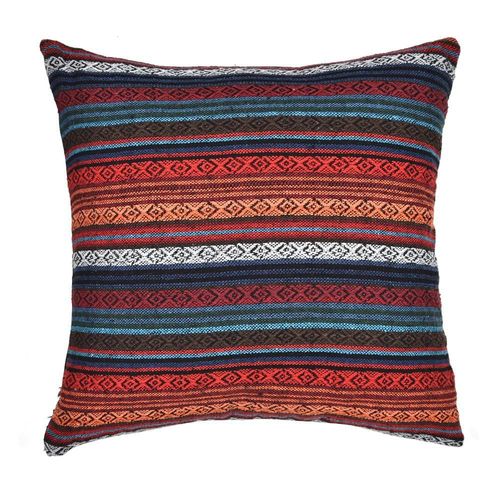 Housse De Coussin En Lin Style Bohème, Taie D'oreiller Carrée À Rayures, Décoration De La Maison Pour Canapé