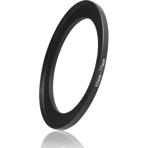 Anneau d'Adaptation de Filtre 62mm à 77mm ¿ Bague de Montage Haute Qualité pour Lentilles et Filtres, Métal Résistant et Ultra-Mince, Compatible avec Divers Accessoires Photo.