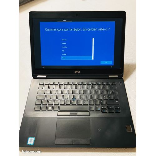 Dell Latitude E7470 - 14" Intel Core i7-6600U - 2.6 Ghz - Ram 16 Go - SSD 256 Go