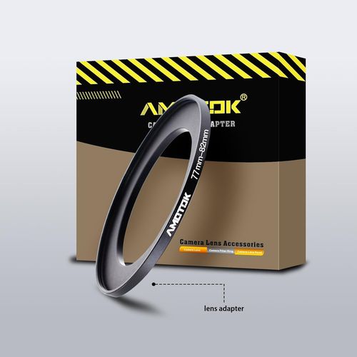 77Mm Vers Objectif 82Mm Adaptateur D'Objectif,Pour Objectif 77Mm Vers Filtre 82Mm Adaptateur,Compatible Avec Tous Les Accessoires De Filtre De 82Mm[Gopro2683]