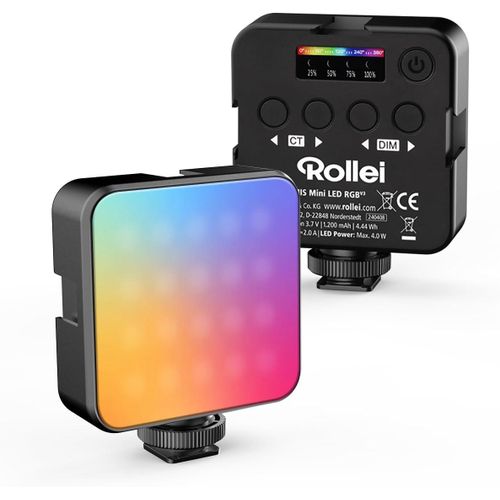 Lumiere Video, Lumis Mini Rgb Panneau Led Apparreil Photo 360 2500 9000K Cri 95+ Avec Batterie Rechargeable Intégrée, Éclairage Continu Portable Pour Reflex Dslr, Lumiere-Photo-Lam[Gopro4303]