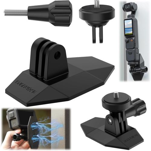 Support Magnétique Pour Gopro Hero 13/12/11/10 Black, Magnetic Mount Accessoires Pour Dji Osmo Pocket 3/Insta360 X5/Dji Osmo Action 5 Pro/Osmo Action 4/Insta360 X4/Insta360 Ace Pro[Gopro1749]