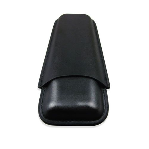 Étui à cigares de voyage en cuir marron, capuchon de cigare Portable, accessoires d'humidification