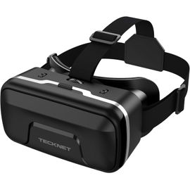Checarzhn-Lunettes De Réalité Virtuelle 3d Pour Téléphone Portable Avec Zoom Hd 110°Anti-Lumière Bleue Et Vitesses Réglables,Lunettes Vr Confortables Pour Iphone,Samsung Et Smartphones Android De 4,7