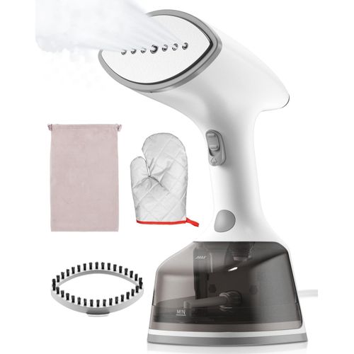 Checarzhn Lithomy Defroisseur Vapeur,Fer A Repasser Vapeur,Vapeur 35 G/Min,Cuiseur Vapeur À Préchauffage Rapide 15S,Fer De Voyage Avec Réservoir D'Eau De 300Ml