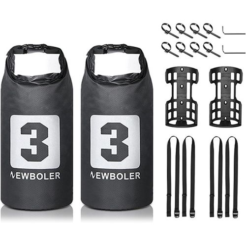 3l/7l Sac De Fourche De Vélo Sac Étanche À Roulettes Sac Sec Sacoche De Vélo Pour E-Scooter Accessoires De Vtt ¿ Noir.[K185]