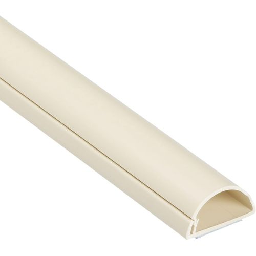 30X15Mm Moulure Décorative En Demi-Cercle |1M3015M| Goulotte Électrique | Cache-Câble | 1M Longeur, Couleur Crème[Audio4029]