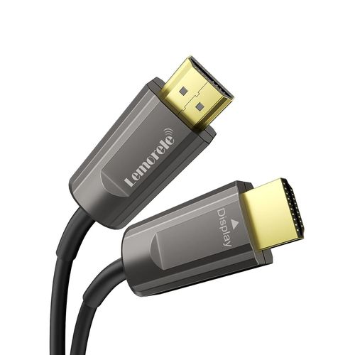 Câble Hdmi En Fibre Optique 4K Haute Vitesse 18 Gbit/S, Compatible Avec Fire Tv, Prise En Charge 3D, Fonction Ethernet, Vidéo 4K 2160P, 1080P, 3D, 4K Tv/Hdtv/Blu-Ray (20 M)[Audio1207]