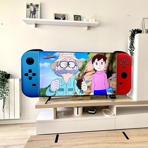 Manettes Décoratives - Setup Gaming Accessoire - Deco Gaming Room - Decoration Chambre Gaming - Deco Gamer - Switch Console - Objet Gaming (Tv 32 Pouces)[Audio1796]
