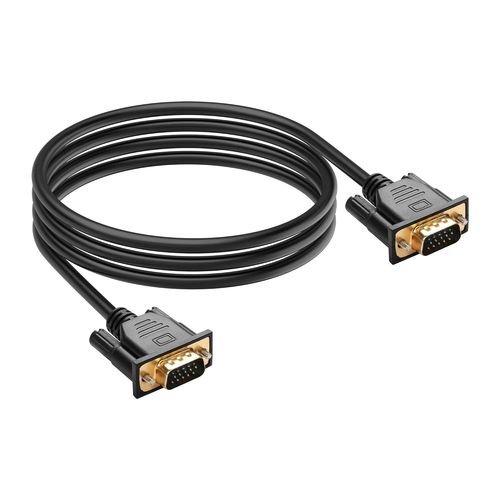 Câble Vga Vers Vga, 1.5M Vga 15 Broches 1080P Full Hd Mâle Vers Mâle Moniteur Câble Adaptateur Vidéo Pour Ordinateur Pc Moniteur Ordinateur Portable Projecteur De Télévision, Etc[Audio1618]