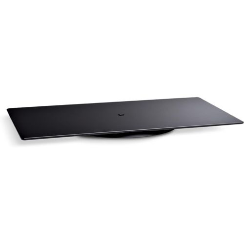 Rotobase Elite M, Support Moniteur Et Tv Pivotant, Base Rotative À 360°, Capacité 70 Kg, Verre Trempé, Fabriqué En Italie, Noir[Audio465]