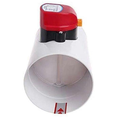 Clapet d¿amortissement d¿air Hvac 160mm Clapet anti-retour motorisé électrique compatible avec l¿électrovanne de ventilation de 6 pouces Wi