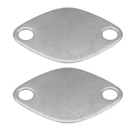 Kit De Plaque De Bloc D¿Obturation De Vanne Egr 2 Pièces Compatible Avec La Plaque De Vanne Egr Espace Master Trafic Movano
