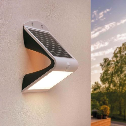 SHIBA-Applique Solaire avec Détecteur de Mouvement - Blanc - 4W - 3000K[3399]