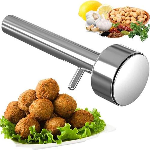 Grande Cuillère À Falafel En Acier Inoxydable, Ustensile De Fabrication De Falafel, Sûr Pour Les Aliments, Non Collant, Outil De Boule De Falafel Pour La Cuisine