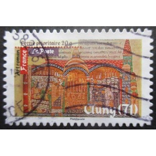 France Autoadhésif N°465 Art Roman Oblitéré