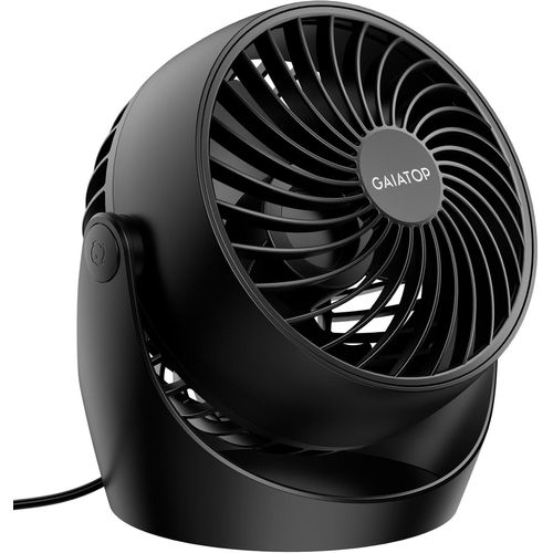 GOUTS ET COULEURSVentilateur De Bureau, 14 Cm Ventilateurs De Table Électriques, Petits Mais Puissants Avec 3 Vitesses, Inclinaison Réglable À 360 ° Pour Refroidir La Maison, Le Dortoir, Le Bureau