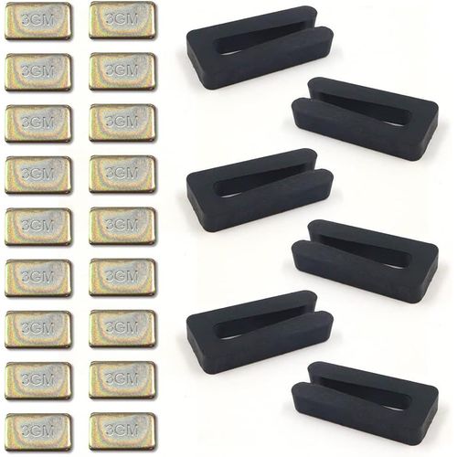 GOUTS ET COULEURSKits D'Équilibrage De Ventilateur De Plafond, 6 Pièces Clips D'Équilibrage Et 18 Pièces Poids 3G En Métal Autocollant