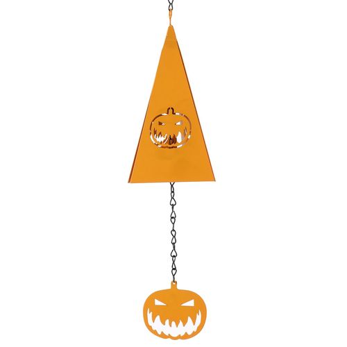 Triangle Halloween Wind Trendy E, Décoratif, Ornemental, Attrayant, Citrouille, Chauve-Souris, Croix, Crâne, Carillons Éoliens, Maison